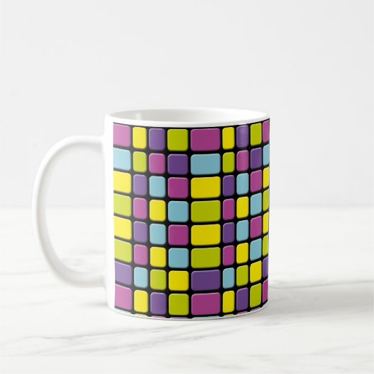 Mug Cubes en arc-en-ciel (Gauche)