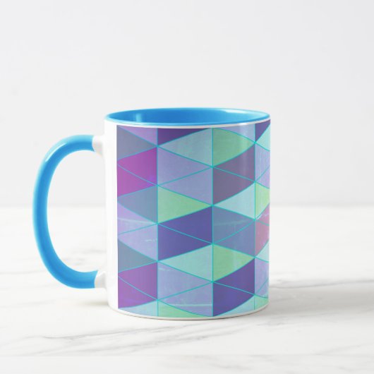 Mug Cubes en triangles Motif géométrique (Gauche)