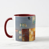 Mug Cubes et sphères flottants surréalistes (Gauche)