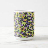 MUG CUBES HALLOWEEN VERT ORANGE NOIR (Centre)