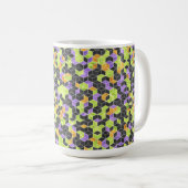 MUG CUBES HALLOWEEN VERT ORANGE NOIR (Devant droit)
