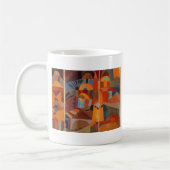Mug Cubisme Abstrait coloré Klee Temple Gardens (Gauche)
