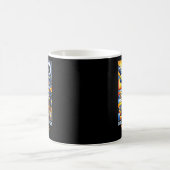Mug Cubisme Éclipse Totale de Soleil Marion Illinois (Centre)