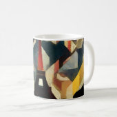 Mug Cubisme moderne Peinture Tour Eiffel (Devant droit)