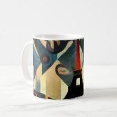 Mug Cubisme moderne Peinture Tour Eiffel (Devant gauche)