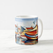 Mug Cubisme riverain (Devant droit)