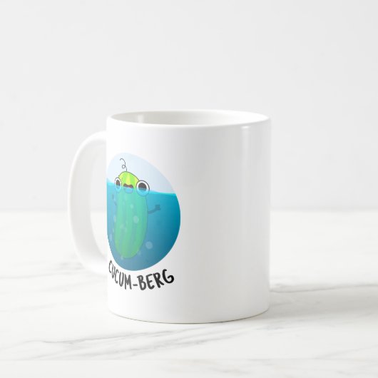 Mug Cucum-berg Funny Concomber Pun (Devant gauche)