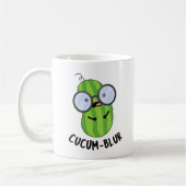 Mug Cucum-blur Funny Veggie Cucumber Pun (Gauche)