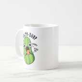 Mug Cucum-burp Blague drôle de Concombre (Devant gauche)