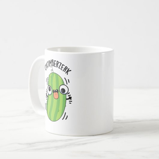 Mug Cucumberzerk Funny Berzerk Cucumber Pun (Devant gauche)