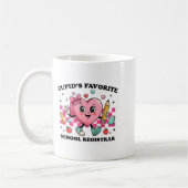 Mug Cud’s Favorite School Registrar Valentines Funny C (Gauche)