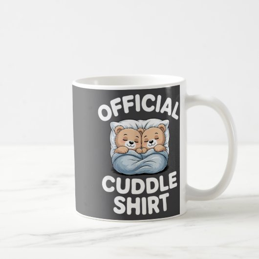 Mug Cuddle Shirt Cute Teddy Bear Sleepwear (Droite)