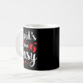 Mug Cud's Been Busy Funny Baby Reveal 2025 Valentine N (Devant gauche)