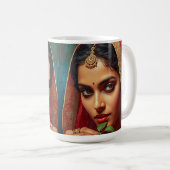 Mug Cueilleuse de thé, une dame indienne sulfureuse (Devant droit)