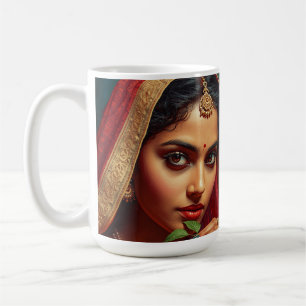 Mug Cueilleuse de thé, une dame indienne sulfureuse