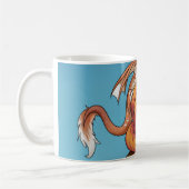 Mug Cueillir des fleurs avec un dragon (Gauche)