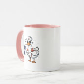 Mug Cuff 'Em Goose Nurse Funny Silly Goose Nurse (Devant gauche)