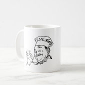 Mug Cuillère Cuillère Cuillère Couteau Noir (Devant gauche)