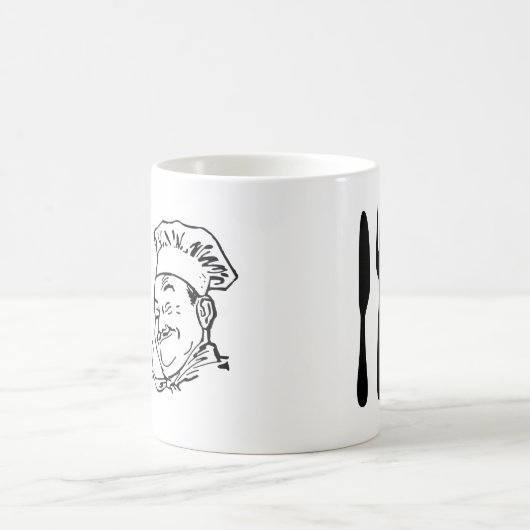 Mug Cuillère Cuillère Cuillère Couteau Noir (Centre)