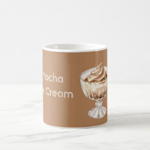 Mug Cuillère en or de glace au moka