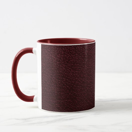 Mug Cuir du marron (Gauche)