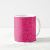 Mug Cuir rose peau texture cuir (Devant droit)