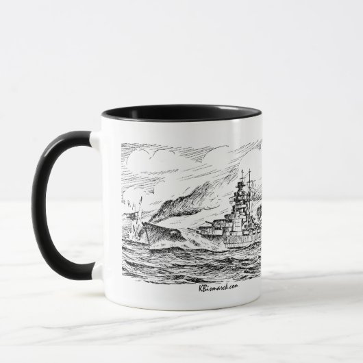 Mug cuirassé Bismarck (Gauche)