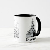 Mug cuirassé Bismarck (Devant droit)