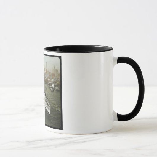 Mug Cuirassé de 2ÈME GUERRE MONDIALE sur le cru du (Droite)