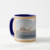 Mug Cuirassé Ohio (BB12) d'USS (Devant gauche)