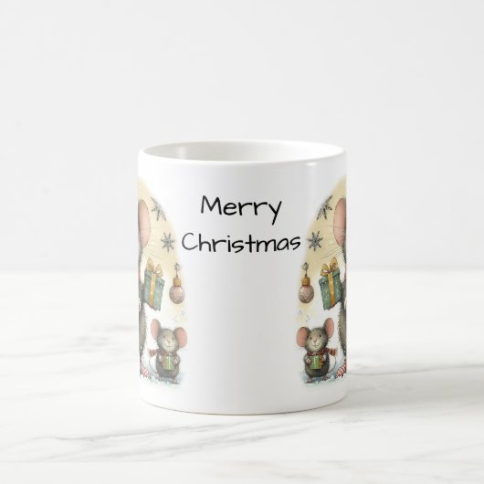 Mug Cuire à la souris avec des cadeaux enrobés (Centre)