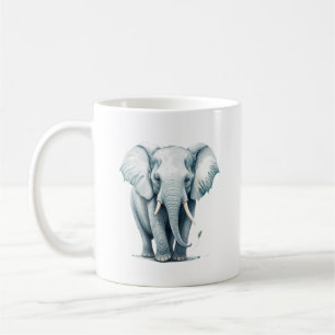 Mug Cuisine adorable Grey Elephant