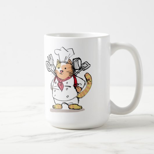 Mug Cuisine avec le chef cuisinier (Droite)