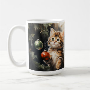 MUG CUISINE BROWN ADORABLE AVEC BALLES DE NOËL