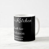 Mug cuisine cuisine chef ajouter restaurant nom du tra (Devant droit)
