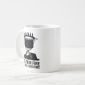Mug Cuisine de camping aventure Conception graphique d (Devant gauche)