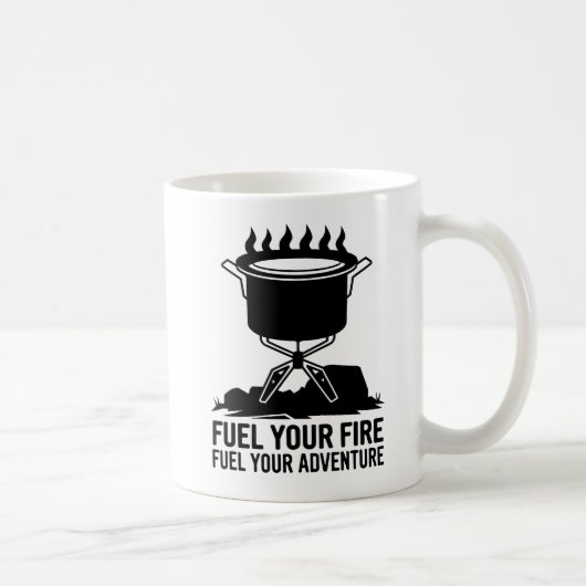 Mug Cuisine de camping aventure Conception graphique d (Droite)