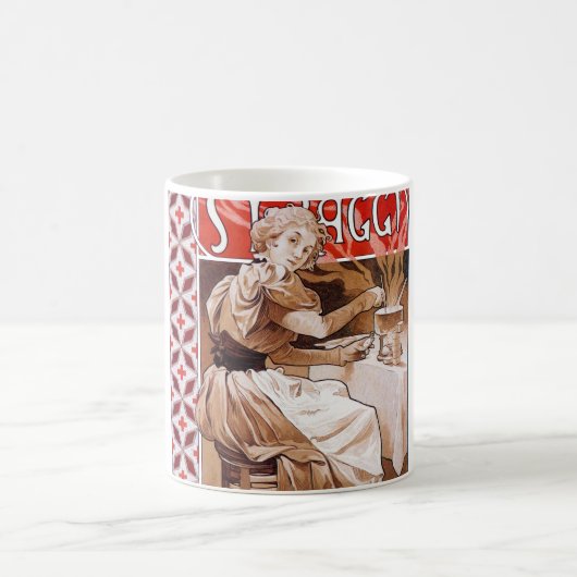 Mug Cuisine de femme, Alphonse Mucha (Centre)