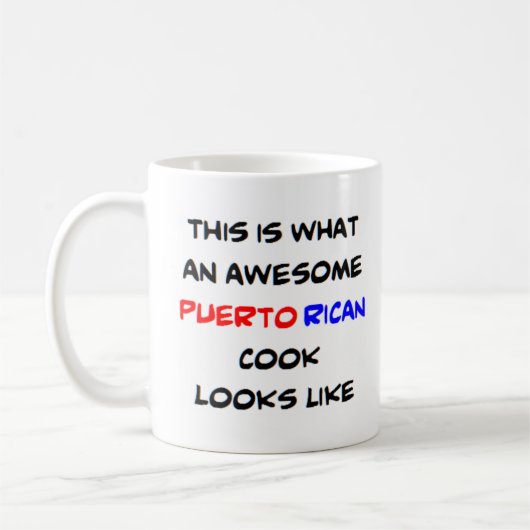 Mug cuisine de puerto rican, génial (Gauche)
