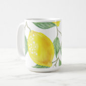Mug Cuisine design citron (Devant gauche)