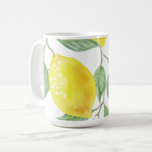 Mug Cuisine design citron (Devant gauche)