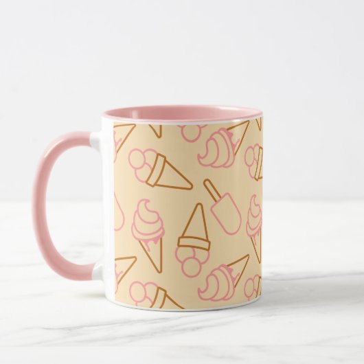 Mug Cuisine estivale avec contours de glace (Gauche)