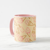 Mug Cuisine estivale avec contours de glace (Devant gauche)