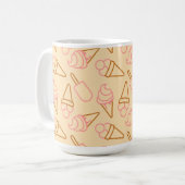 Mug Cuisine estivale avec contours de glace (Devant gauche)