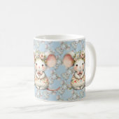 Mug Cuisine Florale Souris Couronne Fleur (Devant droit)