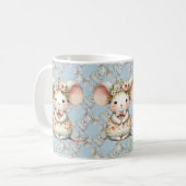 Mug Cuisine Florale Souris Couronne Fleur (Devant gauche)