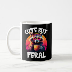 Mug Cuisine Mais Feral Raccoon Retro Lover café
