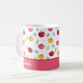 Mug Cuisine Motif de tomate rose rouge et jaune (Devant gauche)