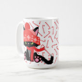 MUG CUISINE NOIRE EN COLÈRE AVEC CASQUETTE KNIT (Devant gauche)