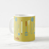 Mug Cuisine rétro personnalisée (Devant gauche)